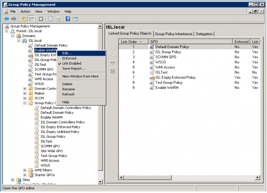 How to enable WinRM - Step 3