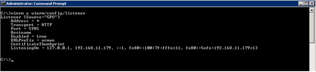 How to enable WinRM - Step 13