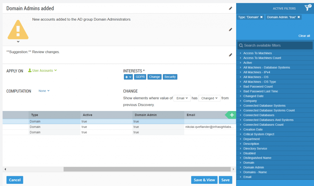 gdpr solution SOX true-up